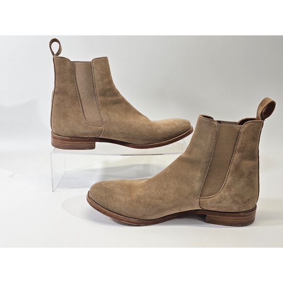 ORO The Classic Men\'s Size 13 Tan Chelsea Boots Calf Suede Pull On Ankle Booties main image 13